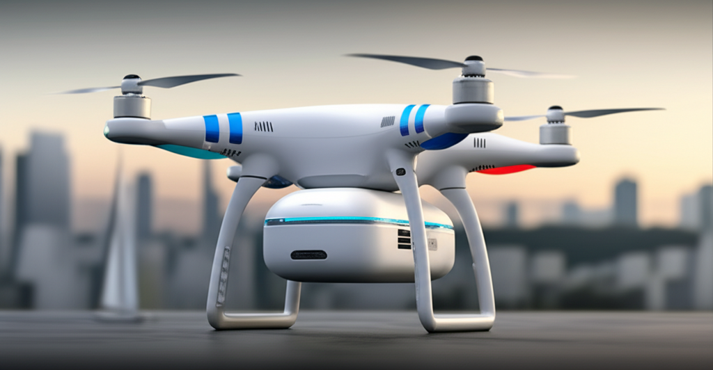 Exemple de prise de vue par drone
