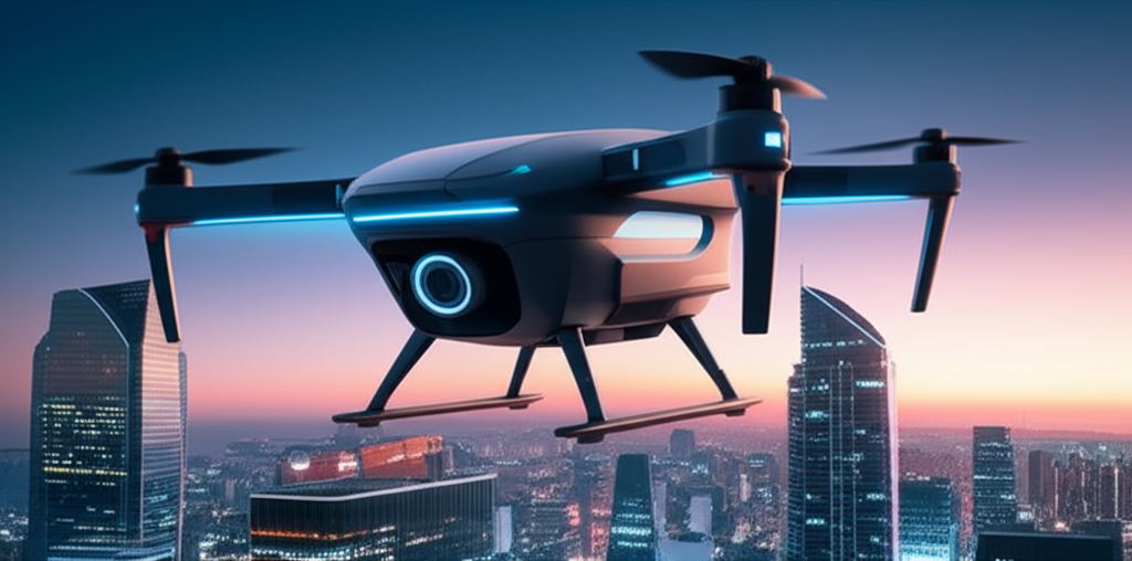 Exemple de prise de vue par drone