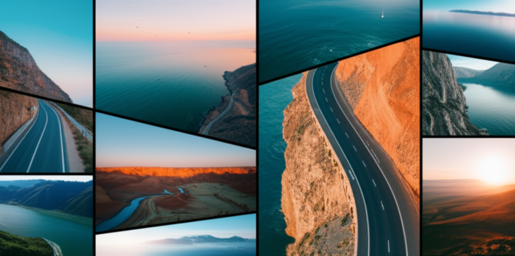 Montage souvenirs de voyage